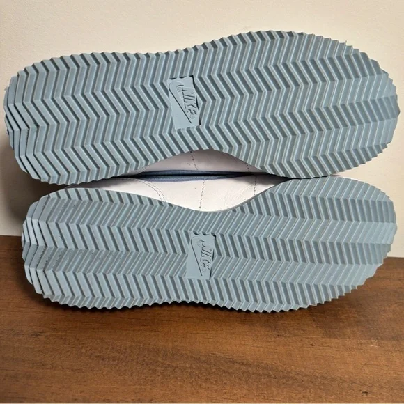 Nike Cortez By You Sneakers Shoes Custom FV9523 900 Size 6.5 White Baby Blue - Picture 5 of 7